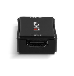 Lindy 38211 extension audio/video Noir Répéteur HDMI 4K60, 50m  (38211)