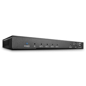 Lindy 38231 répartiteur vidéo HDMI 4x HDMI Splitter HDMI 18G avec Audio & Downscaling, 4 Ports  (38231)