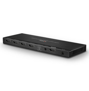 Lindy 38231 répartiteur vidéo HDMI 4x HDMI Splitter HDMI 18G avec Audio & Downscaling, 4 Ports  (38231)