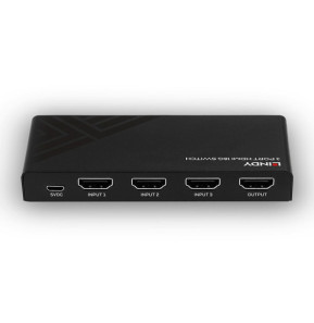 Lindy 38232 commutateur vidéo HDMI Switch HDMI 3 ports, 18G  (38232)