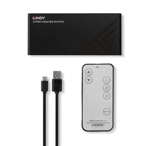 Lindy 38232 commutateur vidéo HDMI Switch HDMI 3 ports, 18G  (38232) — image 5