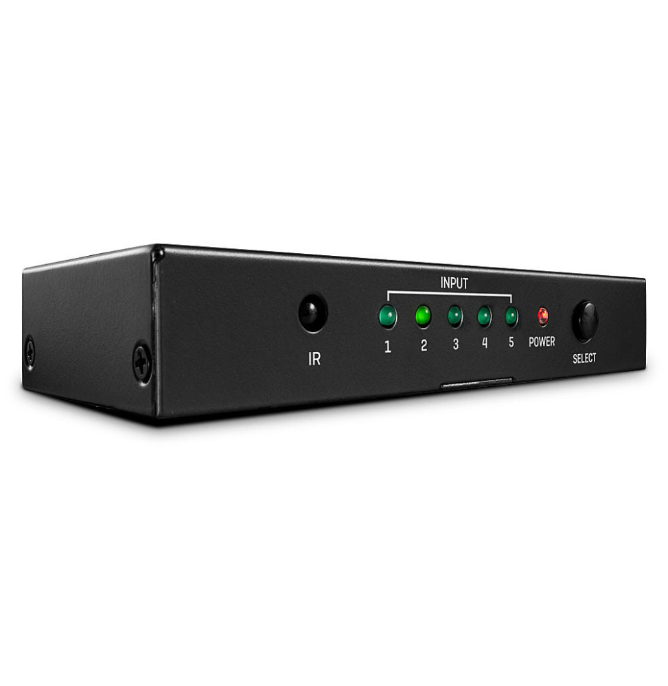 Lindy 38233 commutateur vidéo HDMI Switch HDMI 5 ports, 18G  (38233)