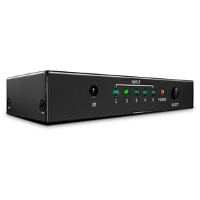 Lindy 38233 commutateur vidéo HDMI Switch HDMI 5 ports, 18G  (38233)