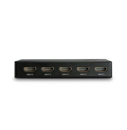 Lindy 38233 commutateur vidéo HDMI Switch HDMI 5 ports, 18G  (38233)
