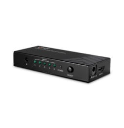 Lindy 38233 commutateur vidéo HDMI Switch HDMI 5 ports, 18G  (38233)