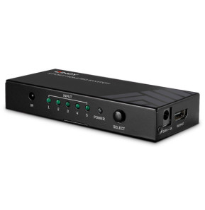 Lindy 38233 commutateur vidéo HDMI Switch HDMI 5 ports, 18G  (38233)