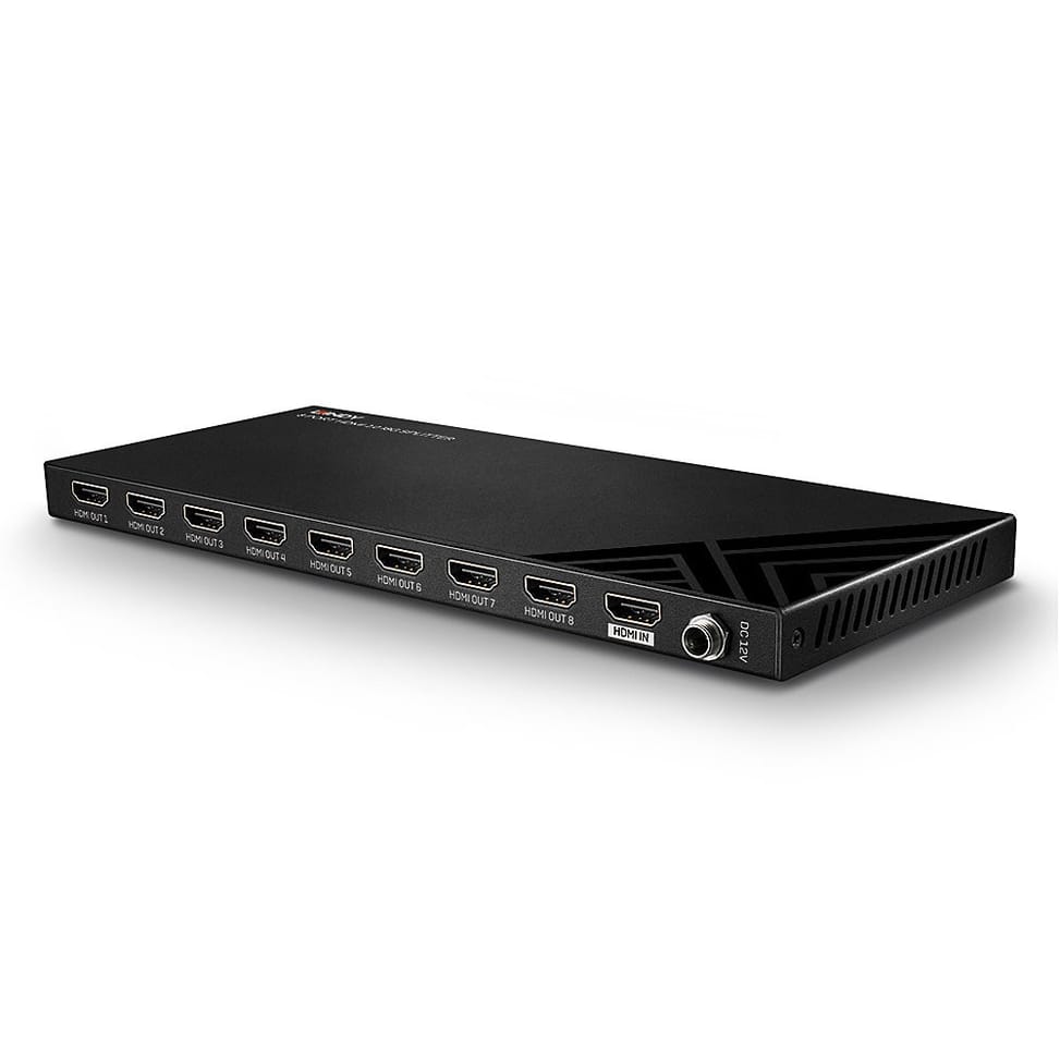 Lindy 38237 répartiteur vidéo HDMI 8x HDMI Splitter HDMI 18G, 8 Ports  (38237) — image 2