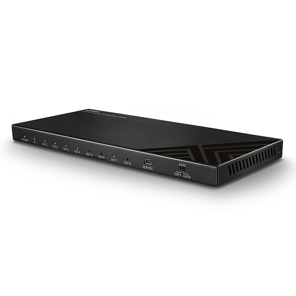 Lindy 38237 répartiteur vidéo HDMI 8x HDMI Splitter HDMI 18G, 8 Ports  (38237) — image 5
