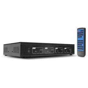 Lindy 38247 commutateur de matrice Commutateur de matrice AV Matrice HDMI 4x4 18G avec Audio  (38247)