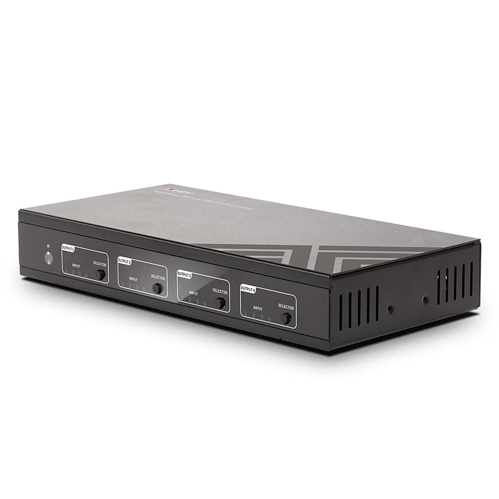 Lindy 38247 commutateur de matrice Commutateur de matrice AV Matrice HDMI 4x4 18G avec Audio  (38247) — image 2