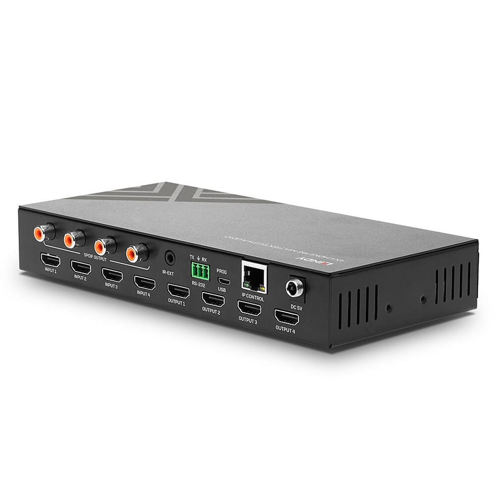 Lindy 38247 commutateur de matrice Commutateur de matrice AV Matrice HDMI 4x4 18G avec Audio  (38247) — image 3