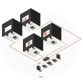 Lindy 38247 commutateur de matrice Commutateur de matrice AV Matrice HDMI 4x4 18G avec Audio  (38247) — image 5