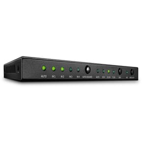 Lindy 38249 commutateur vidéo HDMI Switch HDMI 18G 4 Ports avec Audio  (38249)