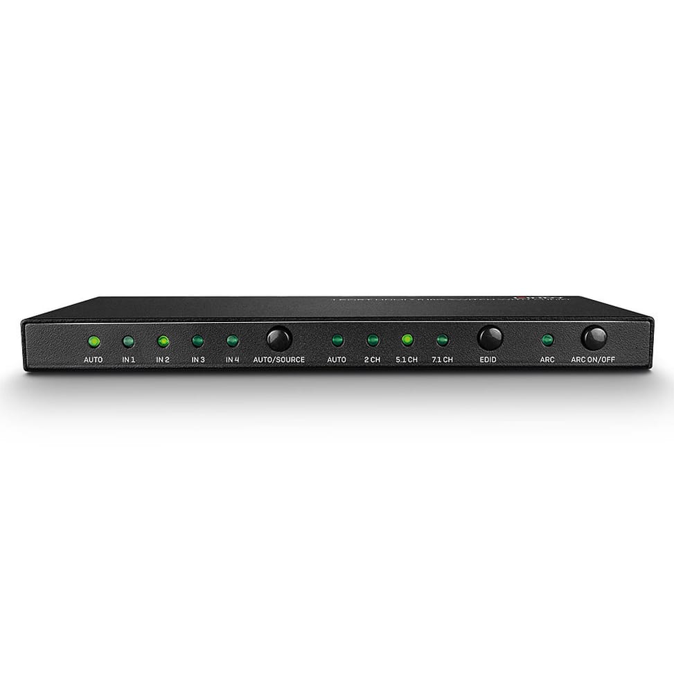 Lindy 38249 commutateur vidéo HDMI Switch HDMI 18G 4 Ports avec Audio  (38249) — image 3