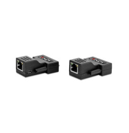 Lindy 38300 extension audio/video Noir Extender Cat.6 DVI-D Single Link 70m  (38300)