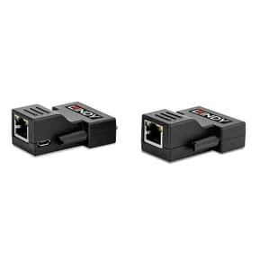 Lindy 38300 extension audio/video Noir Extender Cat.6 DVI-D Single Link 70m (38300) — image 2