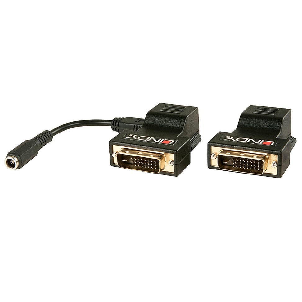 Lindy 38300 extension audio/video Noir Extender Cat.6 DVI-D Single Link 70m  (38300) — image 4