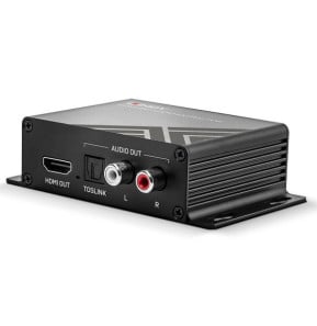 Lindy 38361 convertisseur audio Noir HDMI, SPDIF, Micro USB B, 18 Gbit/s, 104.4x64x28.3 mm  (38361)
