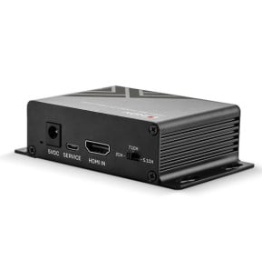 Lindy 38361 convertisseur audio Noir HDMI, SPDIF, Micro USB B, 18 Gbit/s, 104.4x64x28.3 mm  (38361)
