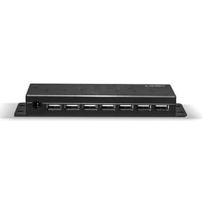 Lindy 42794 hub & concentrateur USB 2.0 Type-B 480 Mbit/s Noir Hub USB 2.0 7 ports (42794) — image 3