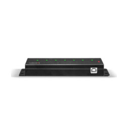 Lindy 42794 hub & concentrateur USB 2.0 Type-B 480 Mbit/s Noir Hub USB 2.0 7 ports  (42794)