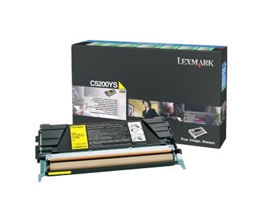 Cartouche Lexmark toner jaune Return Programme C520, C530 (C5200YS)