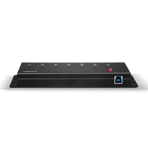 Lindy 43128 hub & concentrateur 5000 Mbit/s Noir Hub Métal USB 3.0 7 ports (43128) — image 4
