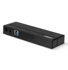 Lindy 43228 hub & concentrateur USB 3.2 Gen 1 (3.1 Gen 1) Type-A 5000 Mbit/s Noir Hub USB 3.0 7 ports  (43228)