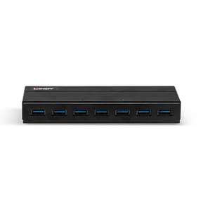 Lindy 43228 hub & concentrateur USB 3.2 Gen 1 (3.1 Gen 1) Type-A 5000 Mbit/s Noir Hub USB 3.0 7 ports (43228) — image 3