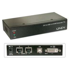 Lindy 39377 commutateur écran, clavier et souris Noir (39377)