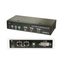 Lindy 39377 commutateur écran, clavier et souris Noir (39377)