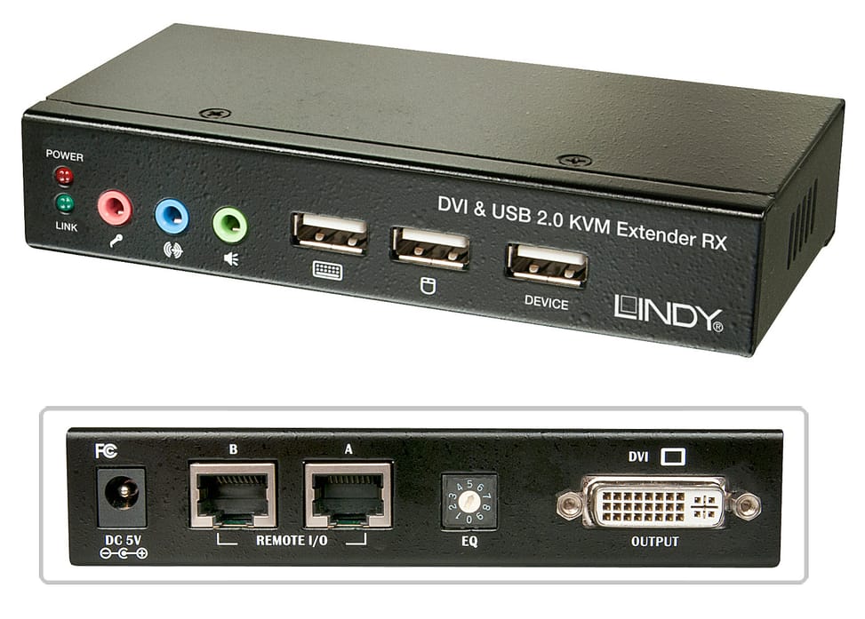 Lindy 39377 commutateur écran, clavier et souris Noir (39377) — image 4