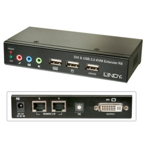 Lindy 39377 commutateur écran, clavier et souris Noir (39377)