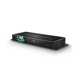 Lindy 43275 hub & concentrateur USB 3.2 Gen 2 (3.1 Gen 2) Type-A 10000 Mbit/s Noir Hub Métal USB 3.1 Gen 2, 7 Ports  (43275)