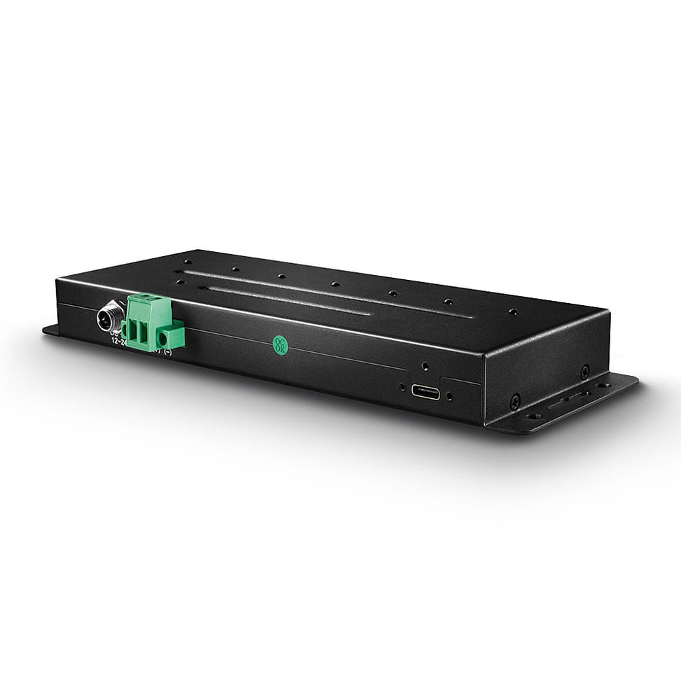 Lindy 43275 hub & concentrateur USB 3.2 Gen 2 (3.1 Gen 2) Type-A 10000 Mbit/s Noir Hub Métal USB 3.1 Gen 2, 7 Ports  (43275) — image 2