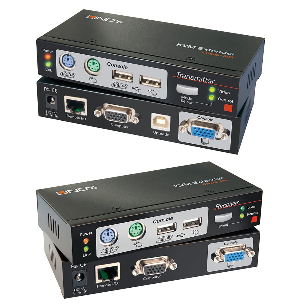 Lindy 39378 commutateur écran, clavier et souris Noir (39378)