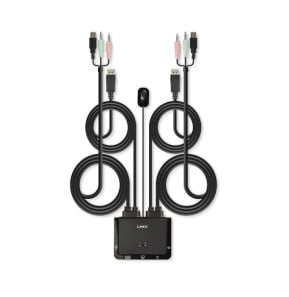 Lindy 42344 commutateur écran, clavier et souris Grille de montage Noir (42344)