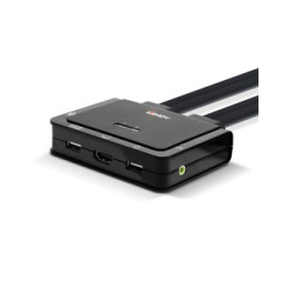 Lindy 42345 commutateur écran, clavier et souris Grille de montage Noir (42345)