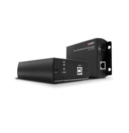 Lindy 42710 extension KVM Émetteur et récepteur Extender Cat.6 USB 2.0 4 Ports, 140m  (42710)