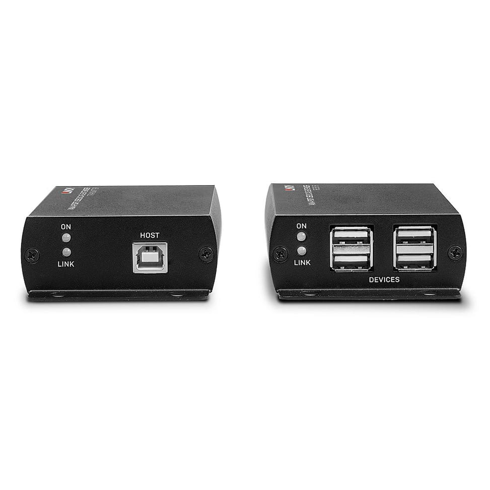 Lindy 42710 extension KVM Émetteur et récepteur Extender Cat.6 USB 2.0 4 Ports, 140m  (42710) — image 5