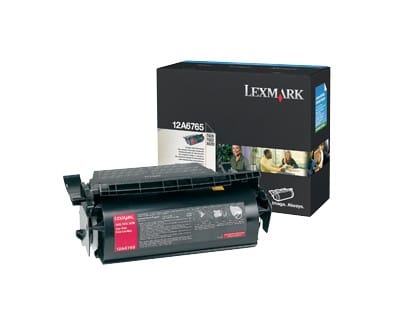 Cartouche toner noir haute capacité Lexmark T620, T622 (12A6765)