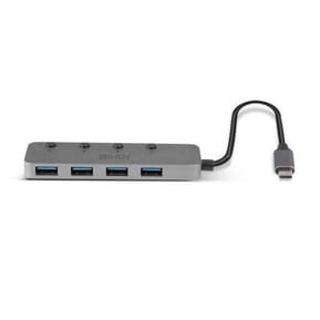 Lindy 43383 hub & concentrateur USB 3.2 Gen 1 (3.1 Gen 1) Type-C 5000 Mbit/s Gris (43383) — image 3