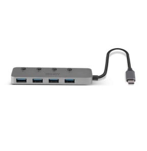 Lindy 43383 hub & concentrateur USB 3.2 Gen 1 (3.1 Gen 1) Type-C 5000 Mbit/s Gris (43383)