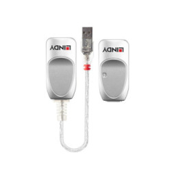 Lindy 42805 carte et adaptateur d'interfaces Extender USB 1.1 Cat.6, 50m  (42805)