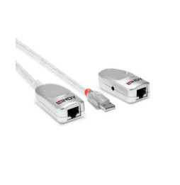 Lindy 42805 carte et adaptateur d'interfaces Extender USB 1.1 Cat.6, 50m  (42805)