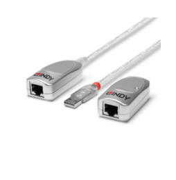 Lindy 42805 carte et adaptateur d'interfaces Extender USB 1.1 Cat.6, 50m  (42805)