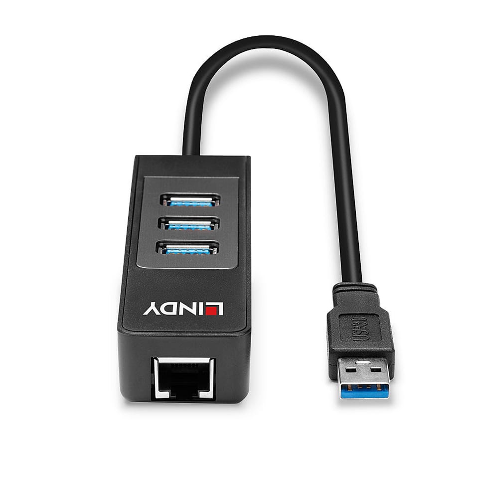Lindy 43176 hub & concentrateur USB 3.2 Gen 1 (3.1 Gen 1) Type-A 5000 Mbit/s Noir (43176) — image 4