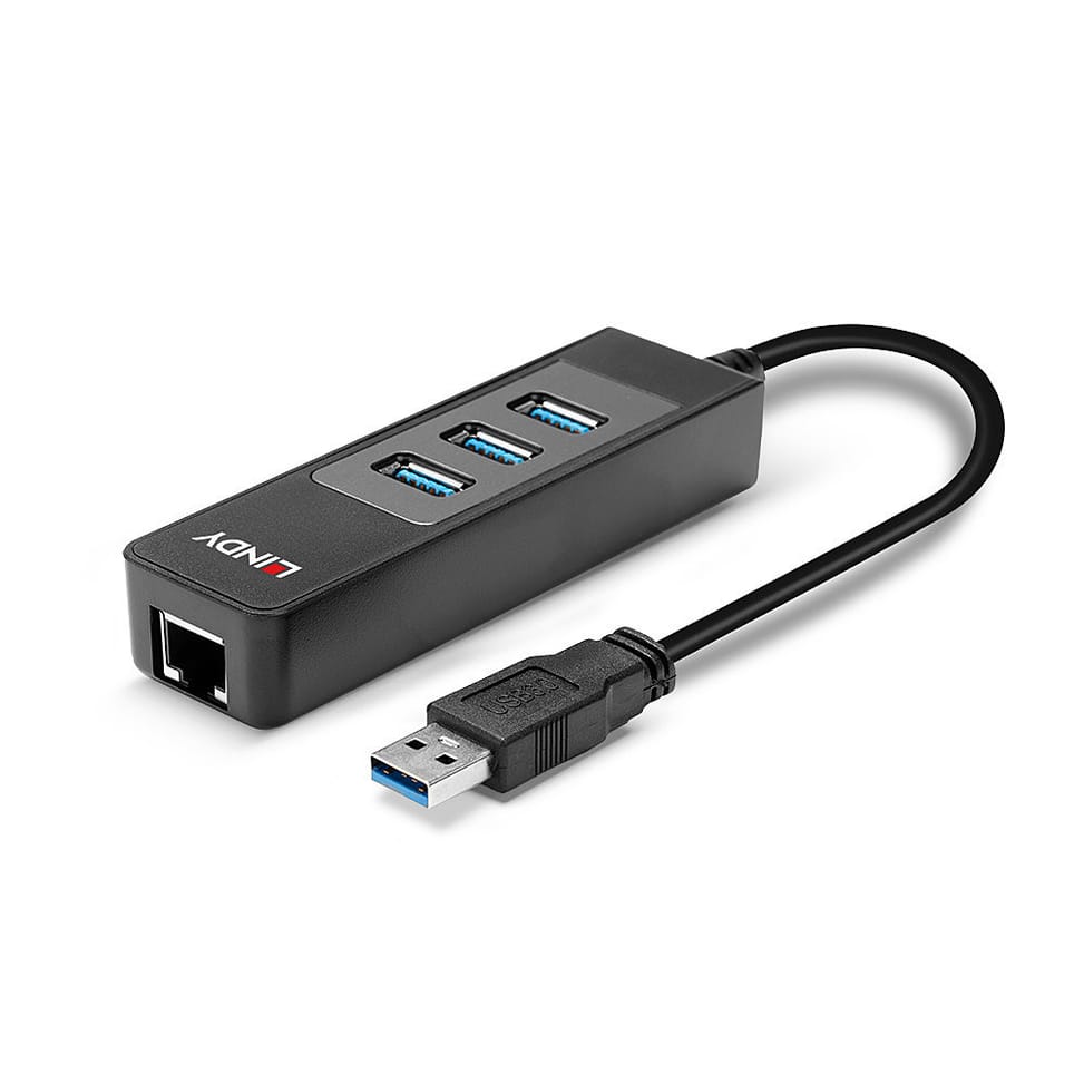 Lindy 43176 hub & concentrateur USB 3.2 Gen 1 (3.1 Gen 1) Type-A 5000 Mbit/s Noir (43176) — image 5