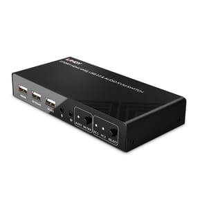 Lindy 32809 commutateur écran, clavier et souris Noir (32809)