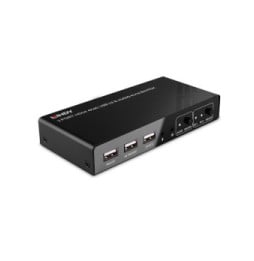 Lindy 32809 commutateur écran, clavier et souris Noir (32809)